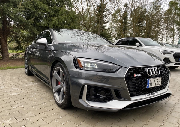 Audi RS5 cena 227999 przebieg: 96800, rok produkcji 2018 z Choszczno małe 781